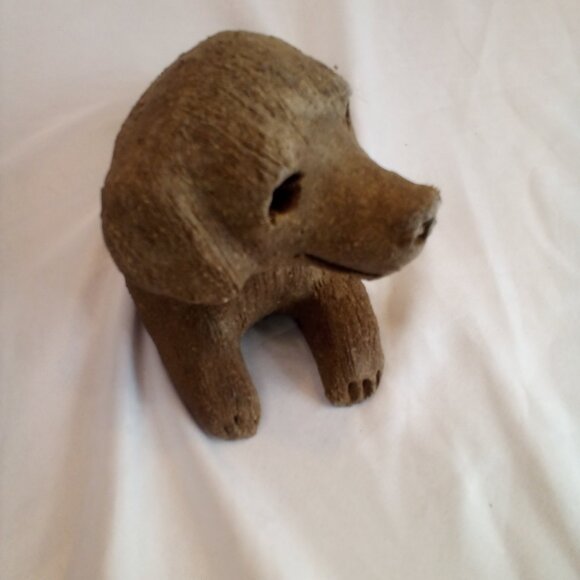 Dog Figure Concrete Cement Mold Small Garden Decor 6" x 3.5" - Picture 7 of 14